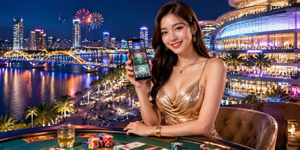 Không khí lễ hội sôi động tại Đà Nẵng với người dùng theo dõi thể thao trên điện thoại