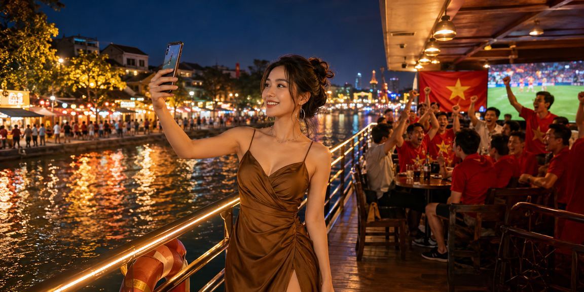 Người dùng tại Hà Nội đăng ký tài khoản casino trên điện thoại bên ly cà phê